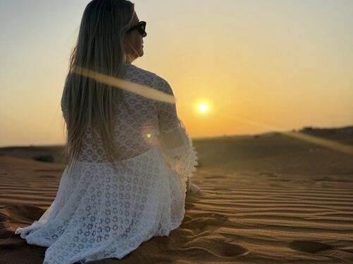 Evening Red Dune Desert Safari 🌅🏜️ With BBQ Dinner 🍽️🔥