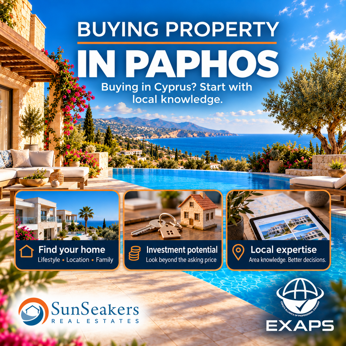 Buying Property in Paphos: Homes &amp; Investment | EXAPS