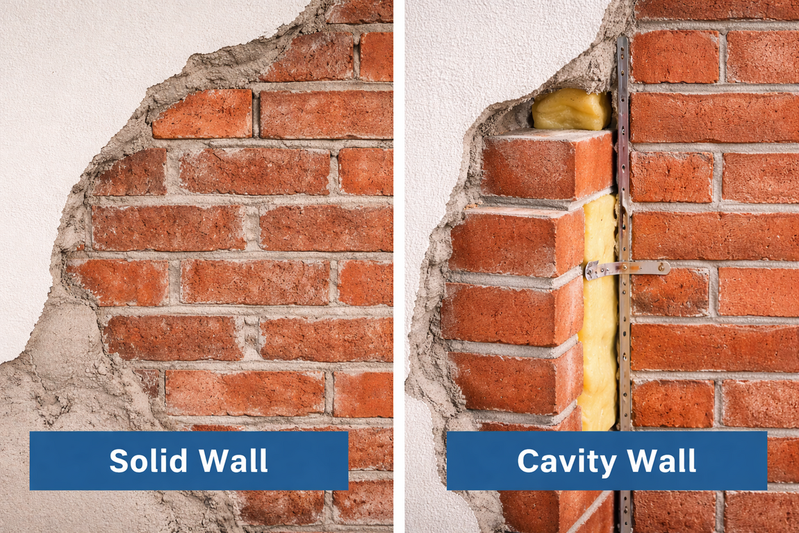 Solid Wall vs Cavity Wall