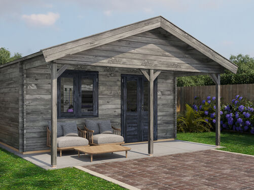 500cm x 300cm + 200cm Front Canopy