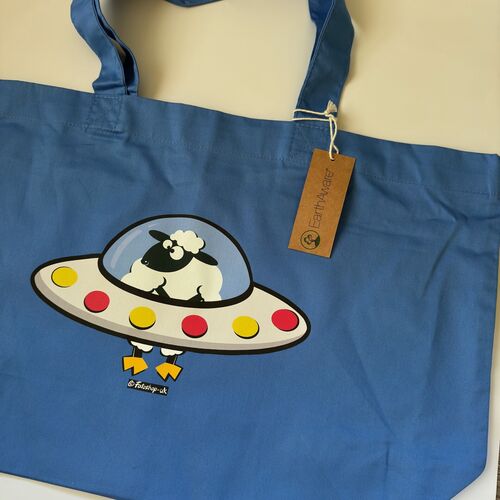 'Space Sheep' Maxi Tote Bag