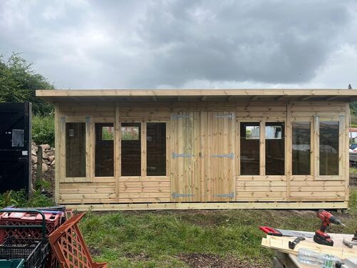 #P076 20x10 Pent Shed