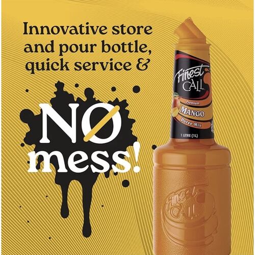 Finest Call Mango Puree Premium Mixer for Cocktails - 1 Litre