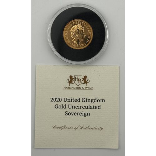 2020 QE11 full gold sovereign