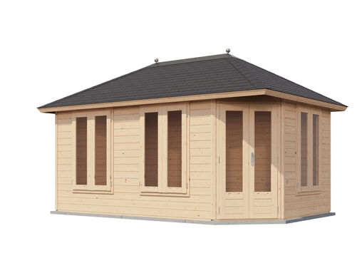 4.8mtr x 3.0mtr 44mm walled Pyramid Roof Cabin Copy