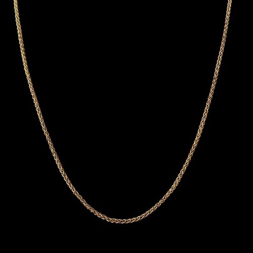 9ct yellow gold 1.5mm spiga chain