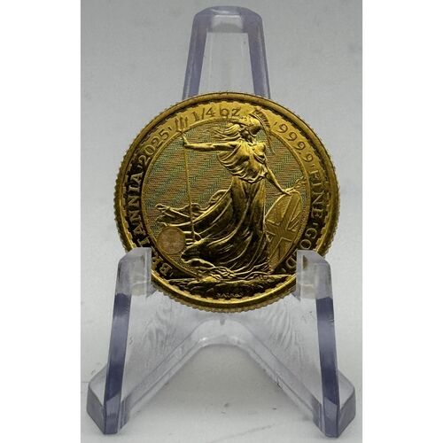 2025 KC 111 gold quarter ounce Britannia