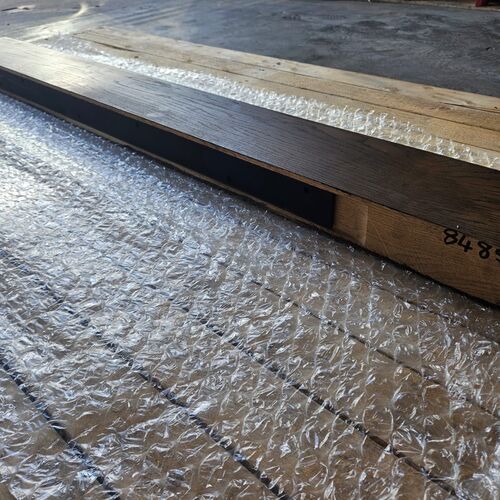 53" Solid Oak Shelf Medium/Dark Prime Oak