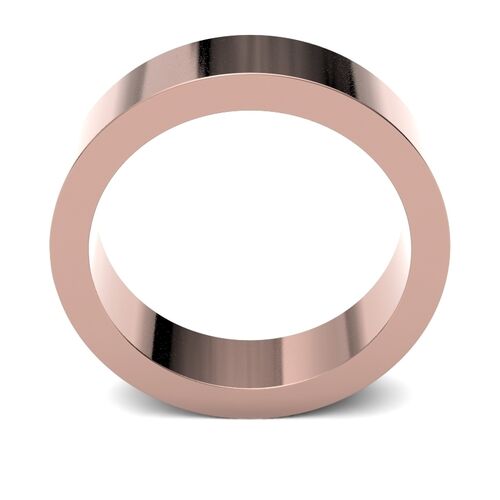 9ct 5mm flat profile classic wedding ring