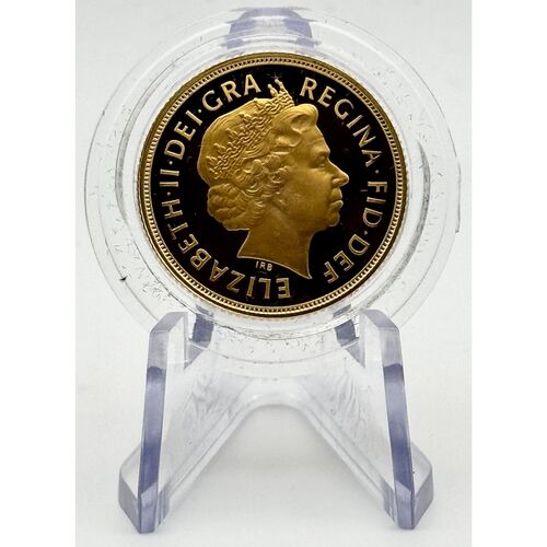 2008 QE11 gold proof full sovereign