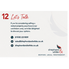 Selling a Rented Property in Leicestershire | Shepherd and White  | Free property valuation Coalville | Request a property valuation Ashby De La Zouch  | Average house price in Charnwood