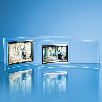 Bevelled Glass Crescent Frame for 4"x 6" Landscape Photo