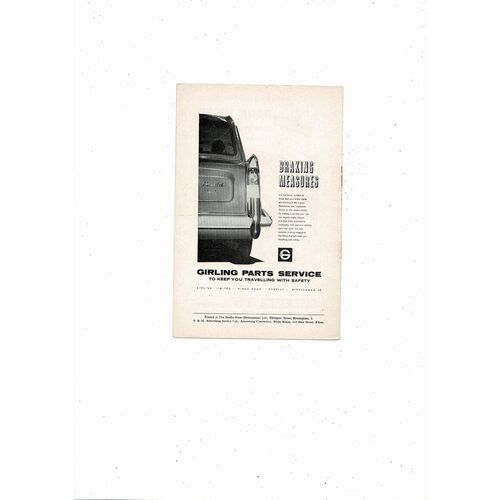1962/63 Birmingham City v Blackpool Football Programme