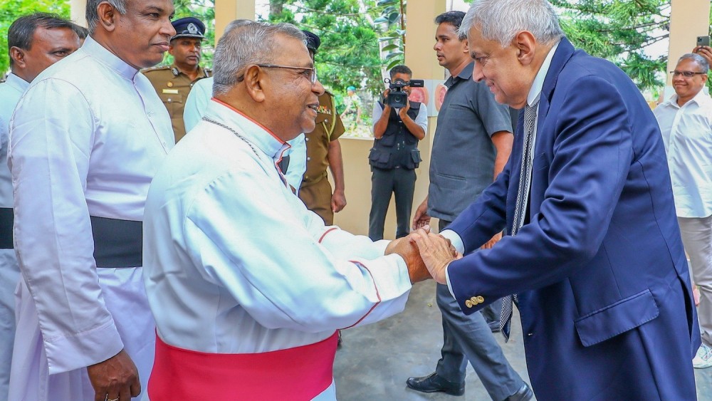 மன்னார் மறை மாவட்ட ஆயருடன் ஜனாதிபதி சந்திப்பு