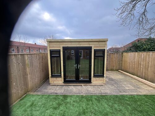 #PVC056 10x8 Pent Summer House
