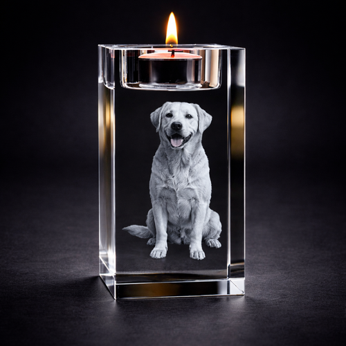 Bute 3D Crystal Tea Light – 80x60x60mm