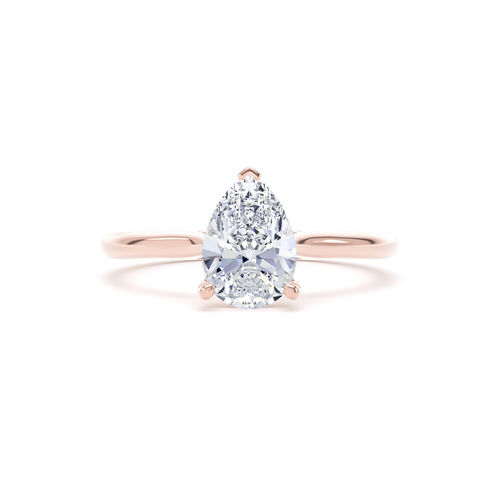 Pear diamond solitaire