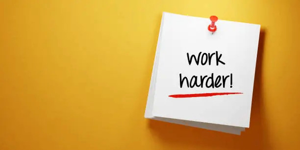 If I work harder, prepare more and stay in control the self doubt will go 