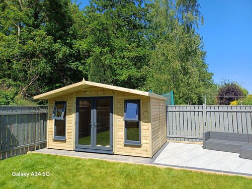 #PVC041 14x10 Apex Summer House