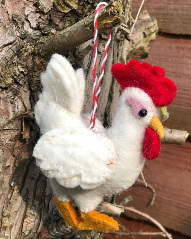 Chicken Rooster Ornament