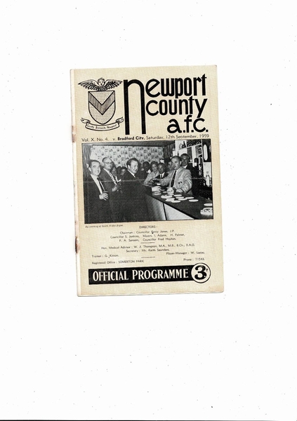 More Football Programmes being listed today