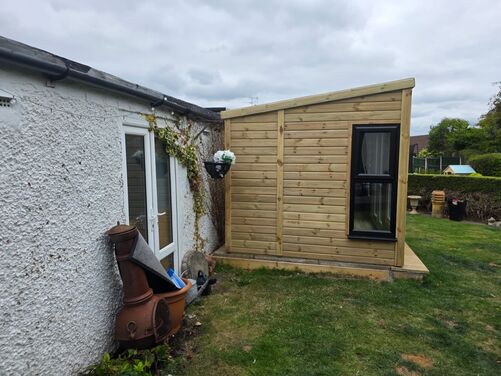 #PVC103 14x8 Pent Summer House