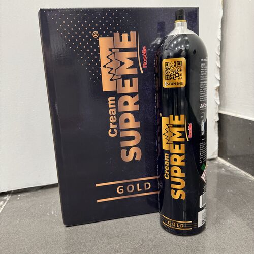 CASE-x6 CREAM SUPREME GOLD Tanks 680g