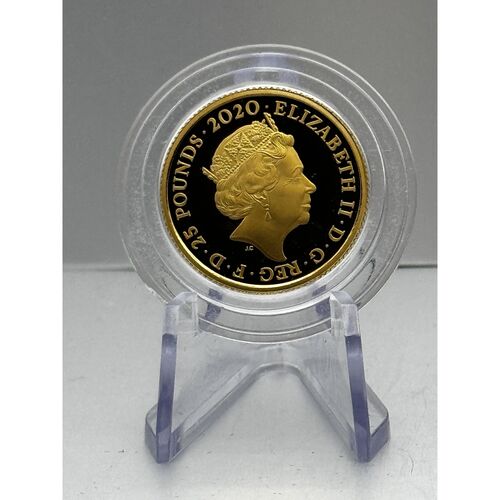 2020 Gold 1/4 Ounce Proof James Bond Coin