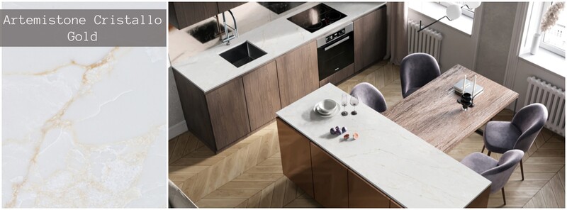 Artemistone Cristallo Gold