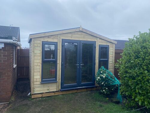 #PVC065 11x10 Apex Summer House