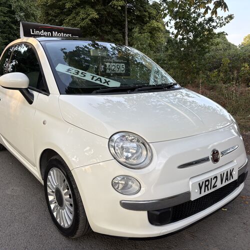 2012 (12) FIAT 500 LOUNGE 1.2 3 DOOR