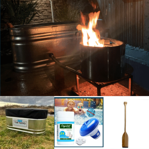 Oval Hot Tub Kit - Coil Heater