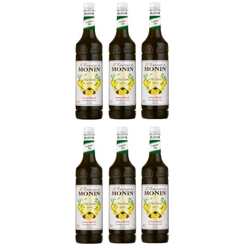 Case of Lemon Tea Syrup by Monin 6 x 1 Litre