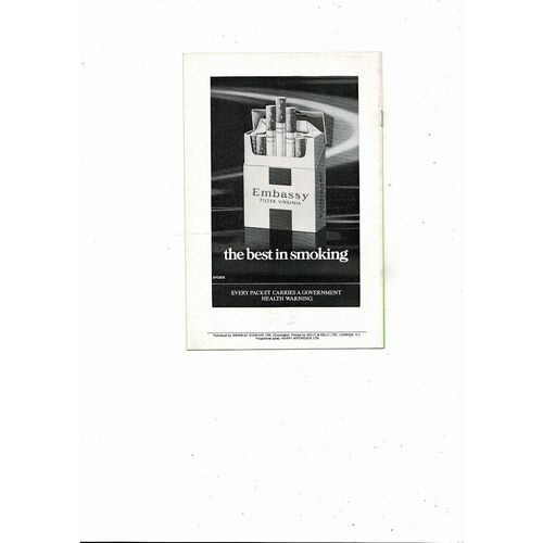 1973 Scarborough v Wigan Athletic FA Trophy Final Football Programme