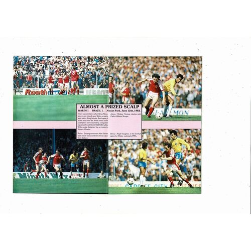1983 Wales v Romania Football Programme @ Wrexham