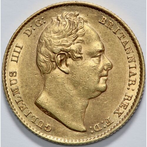 1832 King William 1111 full gold sovereign