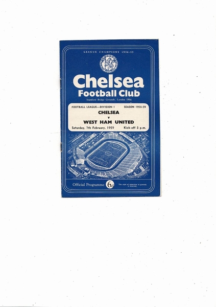 Football Programmes being listed today