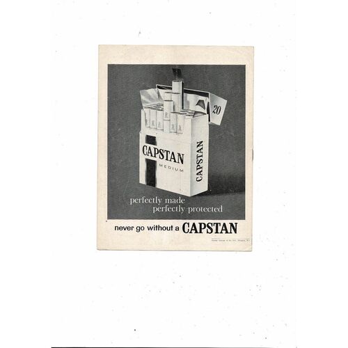 1963 Rangers v Dundee United Scottish Cup Semi Final Football Programme