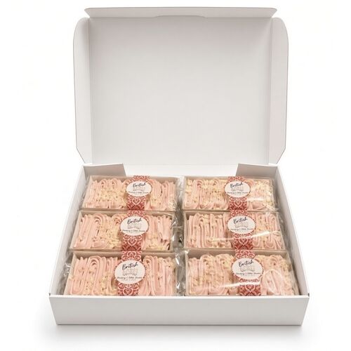 Case of British Bakes & Cakes Strawberry & White Chocolate Loaf Cake 6x280g