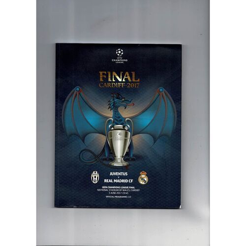 2017 Juventus v Real Madrid Champions League Final Football Programme