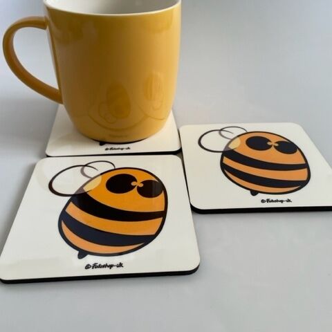 'New Bee' Coaster