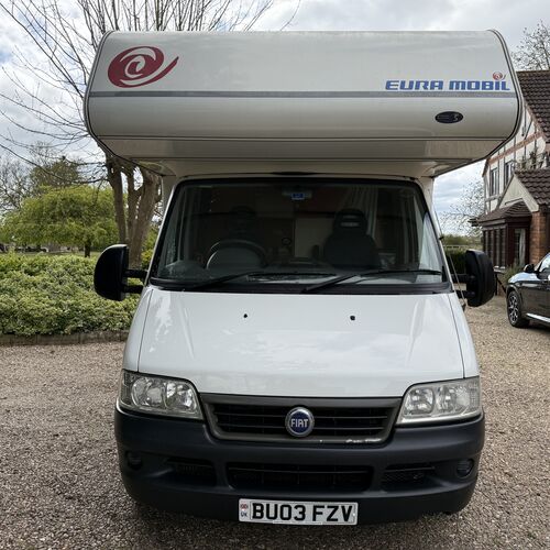 EuraMobil 500S Compact 4 Berth Motorhome Fiat Ducato 2003 2.3TD Only 63894 miles