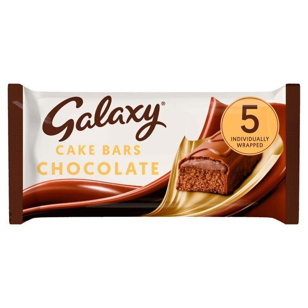 Galaxy 5 Cake Bars Chocolate 5pk