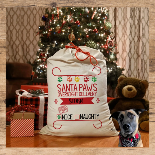 Personalised Large Christmas Sack, 49cm x 67cm