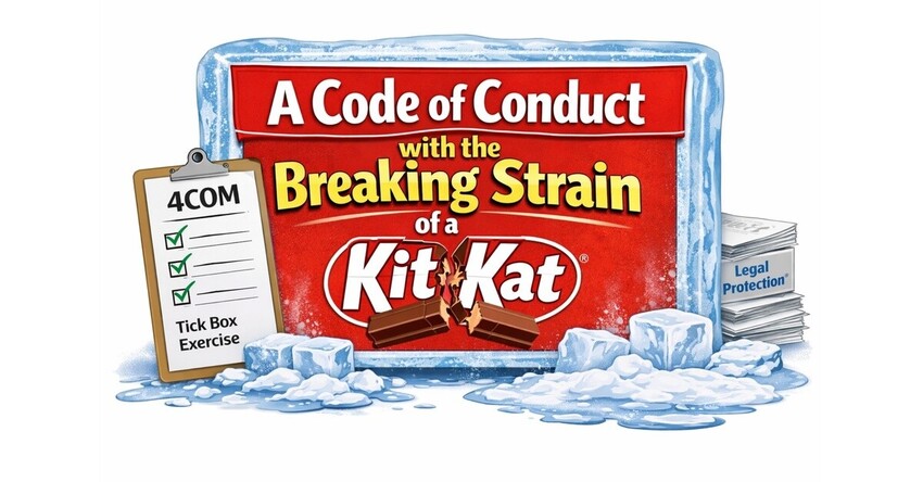 A Code of Conduct with the Breaking Strain of a KitKat.