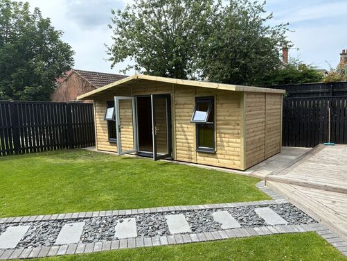 #PVC005 20x10 Apex Summer House