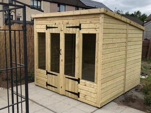 #SHP054 8x8 Pent Summer House