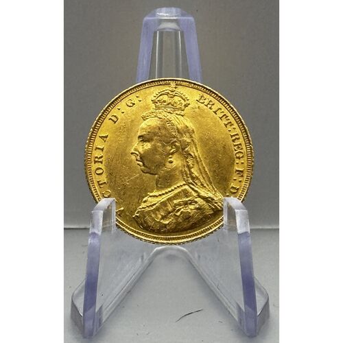 1887 Queen Victoria full gold sovereign