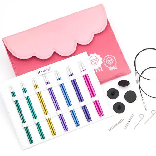 KnitPro Zing Standard Circular Interchangeable Midi Set