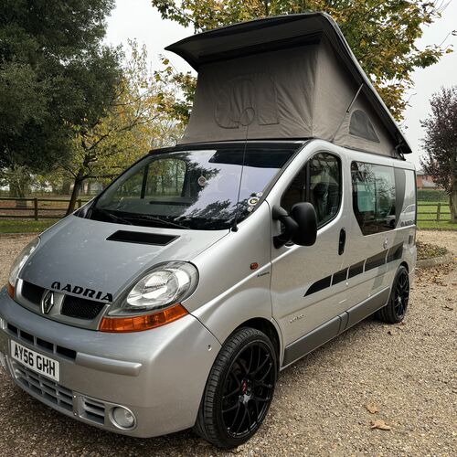 2006 Adria 3Way Camper Van 4 Berth LHD Silver Renault Trafic - 1 Family Owner from new!